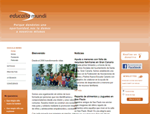 Tablet Screenshot of educaliamundi.org